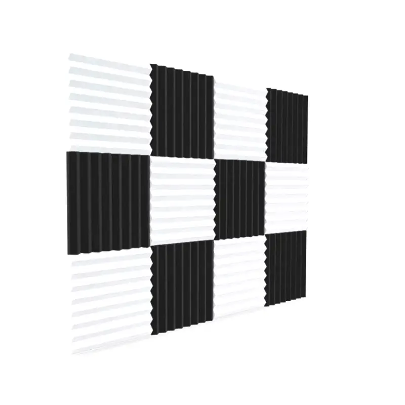 acoustic foam panels black and white