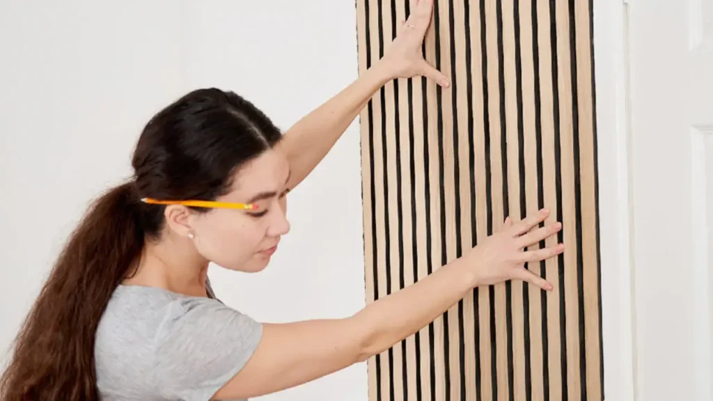 how to install acoustic panels on wall