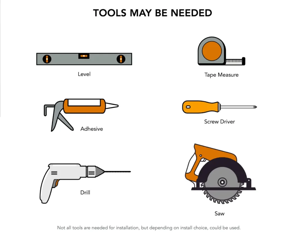 tools for acoustic panel installation