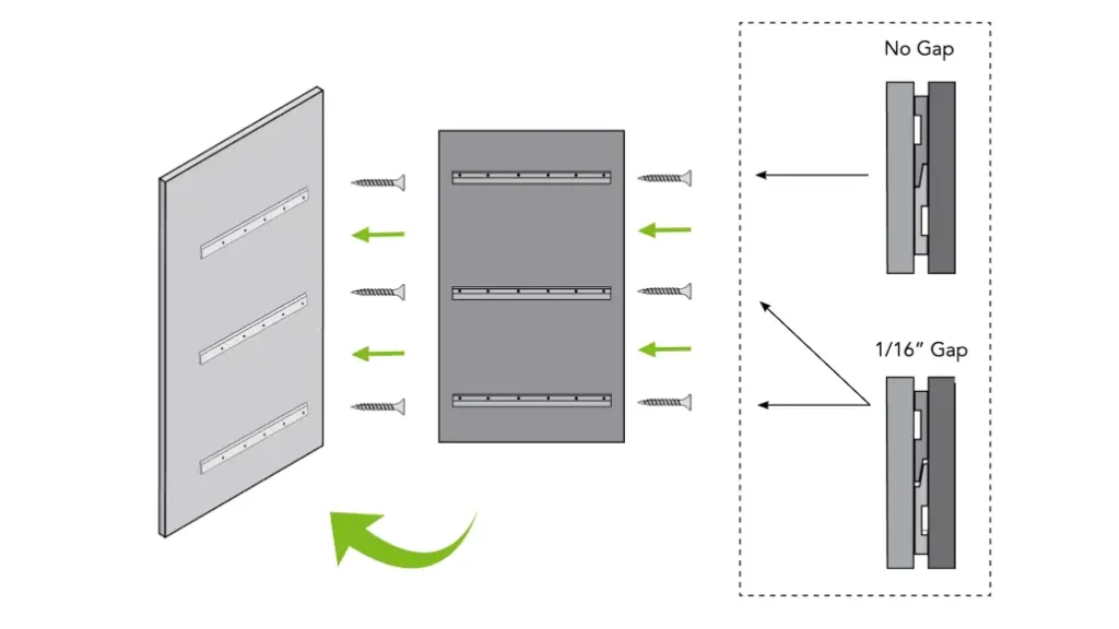 z clips acoustic panel installation