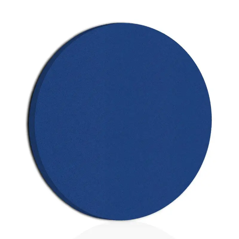 round blue acoustic panels